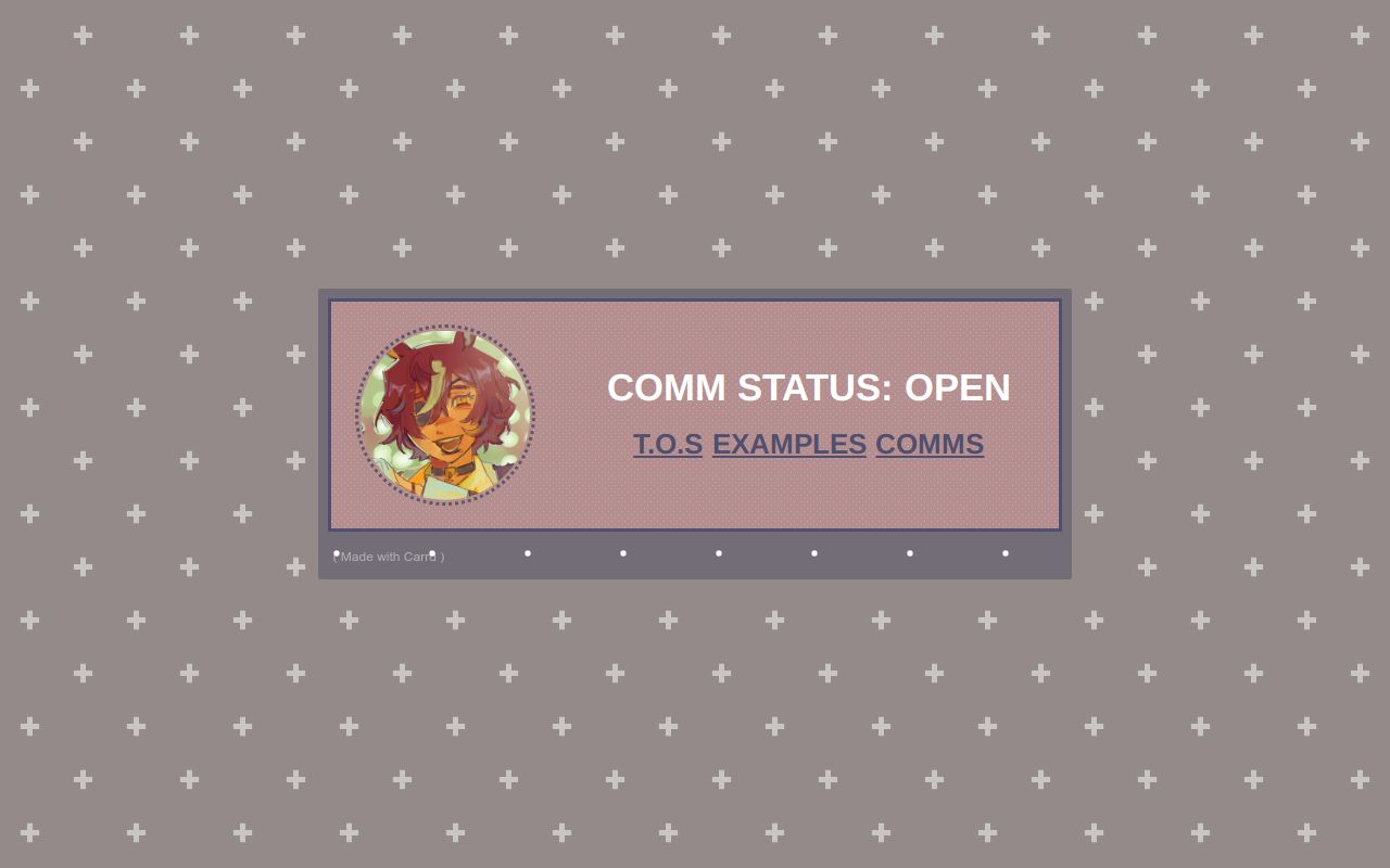 Carrd profile picture for @gimlet